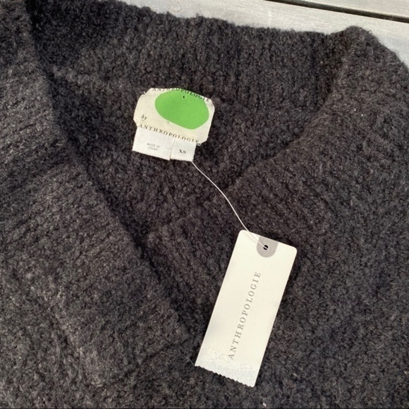 NWT Anthro Clayton Oversized Soft Nubby V-Neck Sweater - Picture 9 of 10